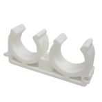 Kalde Pp Çiftli 20x22 mm Beyaz Kelepçe