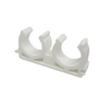 Kalde Pprc Çiftli Plastik Boru Kelepçesi - Polipropilen Pipe Fittings - 32MM - 10 Adet
