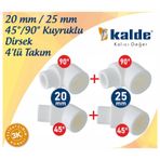 Kalde Pprc Kuyruklu Dirsek 4'lü Takım