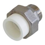 Kalde Pprc Oynar Başlıklı Dış Dişli (Erkek) Rakor (Kolletör Bağlantısı) - Polipropilen Pipe Fittings - 32-1" DN25 - 70 Adet