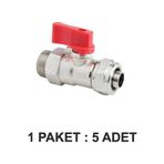 Kalde Yerden Isıtma Dış Dişli Mini Vana 16X2 (Nipel-Hortum) Paket 5 Lu