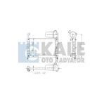 Kale 0108112Al Motor Su Radyatörü [ Fıat Tempra, Tıpo 1.6 S-Sx-Sxa 2 Sıra Al Pl Bidonlu ] 18051