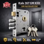 Kale 267 Gm Kilit Çelik Kapı Için Yüksek Güvenlikli Kapı Kilidi - Antrasit - 1 adet Kilit