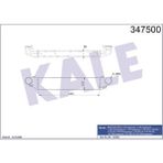 KALE-347500 - Turbo Radyatörü Mercedes Benz (C-Class) W203/CL203/S203 C180, C200, C220, C230, C270, C200/220/270CDI Clk (A209,C209) 200CGI, 270CDI 00=> Slk (R171) 200 04<11 [brazıng] [650X127X50] - Siyah
