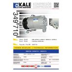 KALE 349710 KLİMA KOMPRESÖRÜ ZAFIRA A (01-05)