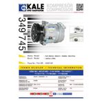 KALE 349745 KLİMA KOMPRESÖRÜ MULTIPLA (99-10)LYBRA (99-05)
