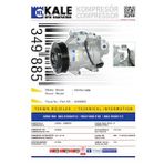 KALE 349885 KLİMA KOMPRESÖRÜ YARIS (99-05)1.3