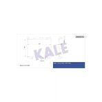 Kale 366000 Su Radyatörü Toyota Yarıs-Yarıs Verso 350X478x16 Al/Pl/Brz Otomatık -