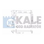 KALE 383800 Motor Su Radyatoru Honda CIVIc 1992 2000 Hr V 1992 2000 Otomatik VItes (350X348x17) (WE212791)