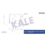 KALE-393000 - Klima Radyatörü Mercedes Benz (C-Class) W202/S202 C200, C230, C250TD 95=> Clk (C208/A208) 200, 230 97=> Kurutucusuz [brazıng Al/al] [555X411X16] - Siyah