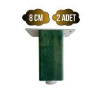 Kale Ayarlı Ahşap Ayak Mobilya Masa Ve Dolap Ayağı(Yeşil)(Kayın/Gürgen Ağacı) Yeşil 8Cm 8Cm - 2 Adet