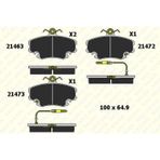 Kale Balata DİSK FREN BALATASI ÖN FİŞLİ RENAULTR9-R11-R19-R21-CLIO I-II-MEGANE I-EXPRES-SYMBOL I-II-TWINGO-LOGAN