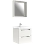 Kale Casilla 65 cm Satin Gri Banyo Dolabı Takımı (Aydınlatmalı Ayna)