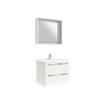 Kale Casilla 80 cm Beyaz Banyo Dolabı Takımı