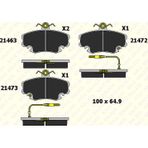 Kale Disk Fren Balatası Ön Fişli Renaultr9-R11-R19-R21-Clıo I-Iı-Megane I-Expres-Symbol I-Iı-Twıngo-Logan (1 Tk )