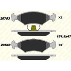 Kale Fren Balata Ön Ford Fıestaı,Iı,Iıı,Iv 1,6-1,8D-Escort Iıı,Iv, Kıa Sephıa 1.6-1.8- Mazda 121 1,3-1,8 (1 Tk )