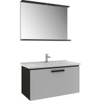 Kale Gris 100 cm Banyo Dolabı Takımı