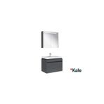 Kale Idea 2.0 65 cm Parlak Antrasit Tek Çekmeceli Banyo Dolabı Takımı