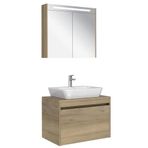 Kale Idea 2.0 80 cm Pasifik A Tek Çekmeceli Banyo Dolabı Takımı