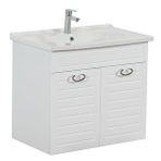 Kale Kaldera Banyo Dolabı 80 cm Global Beyaz