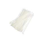Kale Kilit Kablo Bağı- Plastik Kelepçe - 3.6 X 200 Mm - Cırt Kelepçe Beyaz 100 Adet Paket Klips1