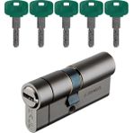 Kale Kilit Kale 164BTS Bilyalı Tuzaklı Silindir Blister Antrasit 5 Anahtar ( 68 mm-26+10+32 ) - 68mm