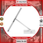 Kale Kilit Raylı Kapı Hidroliği 3 Numara 25-65 kg KD002 50-630