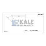 Kale Klima Radyatörü Fıat Doblo 1.3mjtd/1.9jtd 03-10 Punto (605*305*16) Al/al