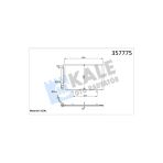 Kale Klıma Radyatoru Kondenser (Ford B.max Fıesta 1.25 1.4 1.6 Bnz 12/) Ayak 18.5 Mm