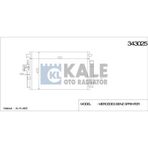 Kale Klima Radyatörü Mercedes Sprınter 06+ 216 / 224 / 210Cdı / 211 Cdı / 213 Cdı / 215 Cdı Al/Al