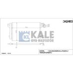 Kale Klima Radyatörü Vw Multıvan V / Transporter V Box / Bus 09+ 2.0 Tdı M () Al/Al