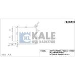 Kale Klima Radyatörü Vw Polo (515-362-16) Al/Al