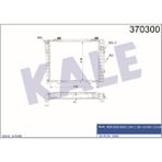 Kale KLR-370300 Radyatör Mercedes Benz C200-C230-CLK200-CLK23...
