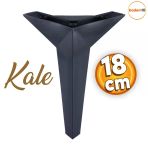 Kale Lüks Mobilya Kanepe Tv Ünitesi Koltuk Ayağı 18 Cm Siyah Konsol Ayakları
