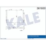 Kale Motor Su Radyatoru Mercedes E-Class W210 S210