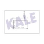 KALE OTO Radyatör 050ABC040 Klima Radyatörü Megane II 02-08 Scenic II 03- 615X396