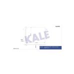 KALE OTO Radyatör 342305 Klima Radyatörü Passat B6 05- B7 10- Cc 08- 577X439X16