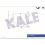 KALE OTO Radyatör 343105 Klima Radyatörü Yaris Al-Al