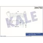 KALE OTO Radyatör 344750 Turbo Radyatörü Polo Classıc 99-01 1.9 TDI Caddy II 00-03 1.9 TDI / Cordoba 99- Ibiza II 99- 295X95X85