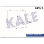 KALE OTO Radyatör 345665 Klima Radyatörü 508 10- 2.0 HDI / C5 08-