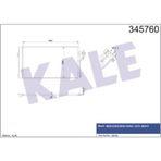 KALE OTO Radyatör 345760 Klima Radyatörü Viano W639 03- Vito W639 II 03-