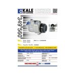 KALE OTO Radyatör 349560 Klima Kompresörü Bmw 3 (E46) (98-05)-Bmw 5 (E39) (95-03)-Bmw 7 (E38) (95-01) (235×138) (5 Kanal)