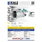 KALE OTO Radyatör 349580 Klima Kompresörü Bmw 1(E81)116İ-118İ-120İ-(E82)120İ-(E88)118İ-120İ-Bmw 3(E90)316İ-318İ-320İ(Cse613C)