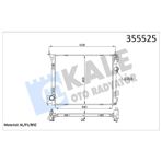 KALE OTO Radyatör 355525 Radyatör Brazıng Nissan X-Traıl Radyatör