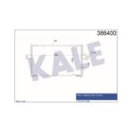 KALE OTO Radyatör 386400 Klima Radyatörü Accent I Al Al 565X318X16