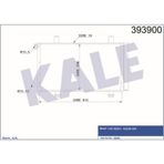 KALE OTO Radyatör 393900 Klima Radyatörü Sedıcı Suzuki Sx4 Gy Al-Al 629X360X16