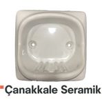 Kale Porselen Vintage Sabunluk Beyaz