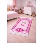 Kale Promosyon Pembe , Mavi Çocuk Isimli Nakışlı Seccade , Namazlık - 40 x 95 cm - 40 x 95 cm