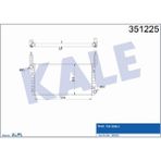 Kale Radyatör Doblo 1.2 01-05 351225 46749000 Klimasız
