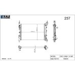 Kale Radyatör Fıat Lınea 1.4 Mpı 2 Sıra Al+Pl Sistem (Benzinli)